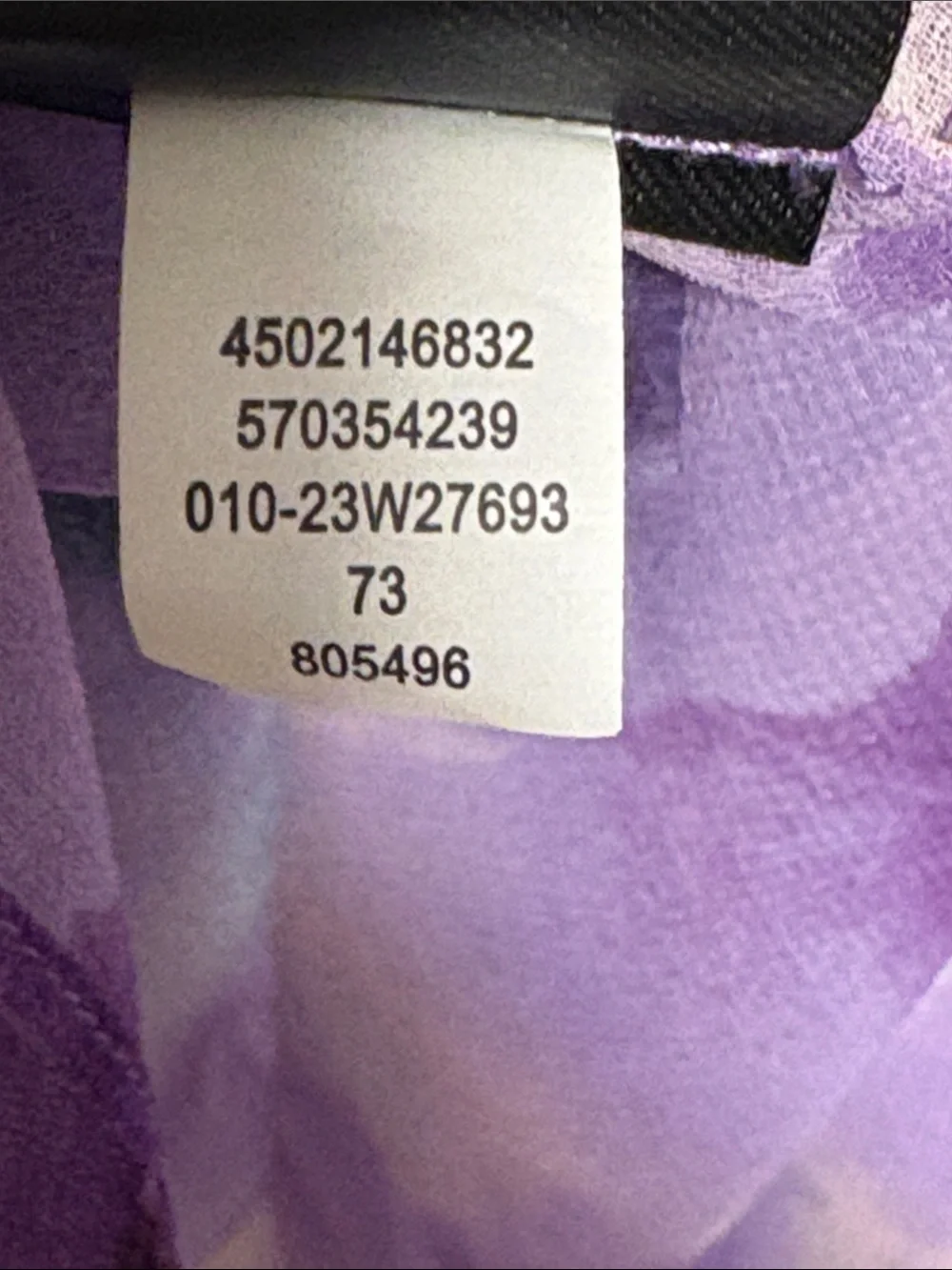 WHITE HOUSE BLACK MARKET Purple Floral Long Sleeve Smocked Blouse XS